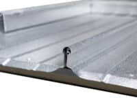 Standing Seam metal roof seam detail