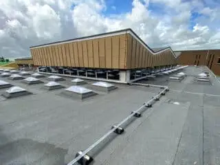 Corfe Hills, roof light and StressPly Flex waterproofing membrane