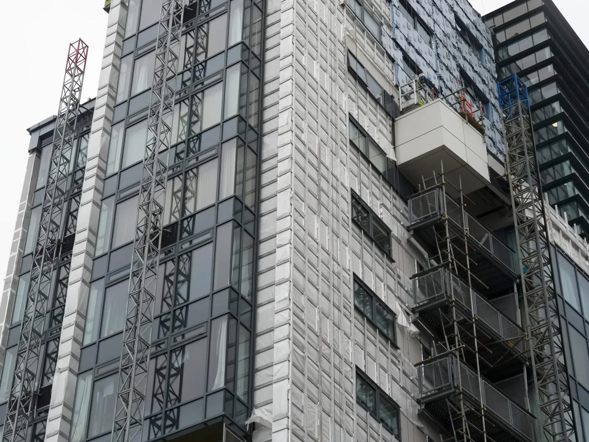 Cladding replacement project in progress