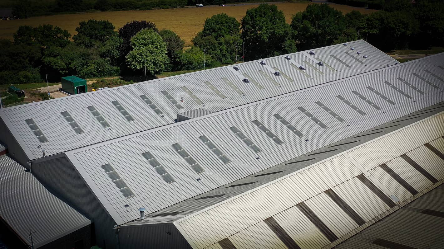 Commercial roof repair for large warehouse