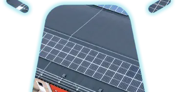 Fire station with flat roof