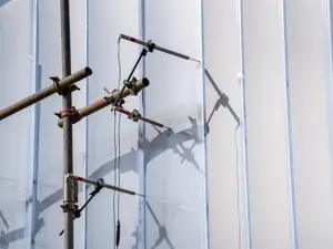 Apparatus used for CWCT testing of R-MER Shield rainscreen system