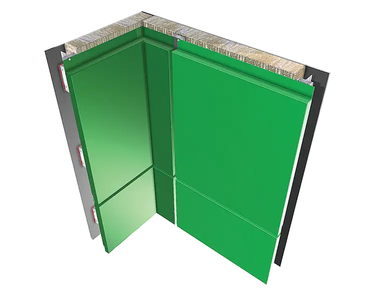 R-MER Shield Rainscreen Facade HK profile render