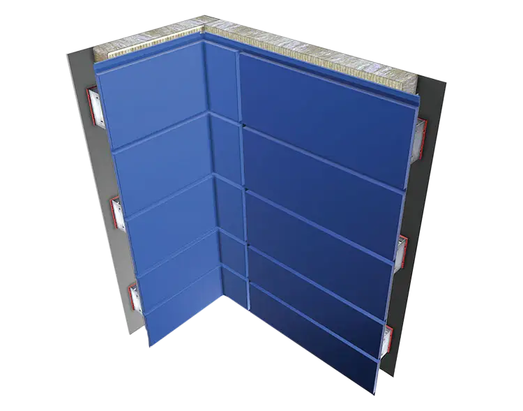 R-MER Shield Rainscreen Facade PL Plank profile render